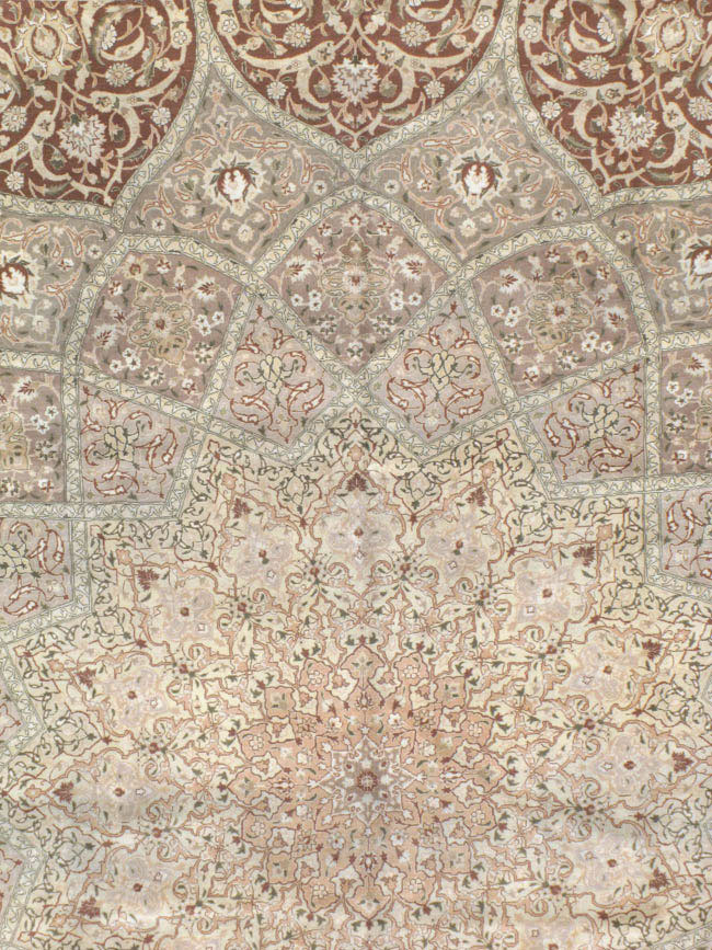 Vintage Persian Tabriz Carpet, No.14064 - Galerie Shabab