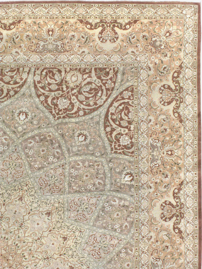 Vintage Persian Tabriz Carpet, No.14064 - Galerie Shabab