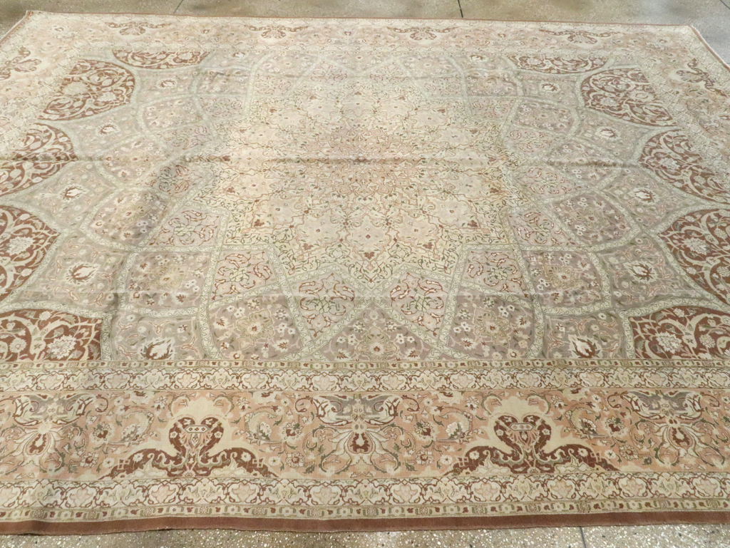 Vintage Persian Tabriz Carpet, No.14064 - Galerie Shabab