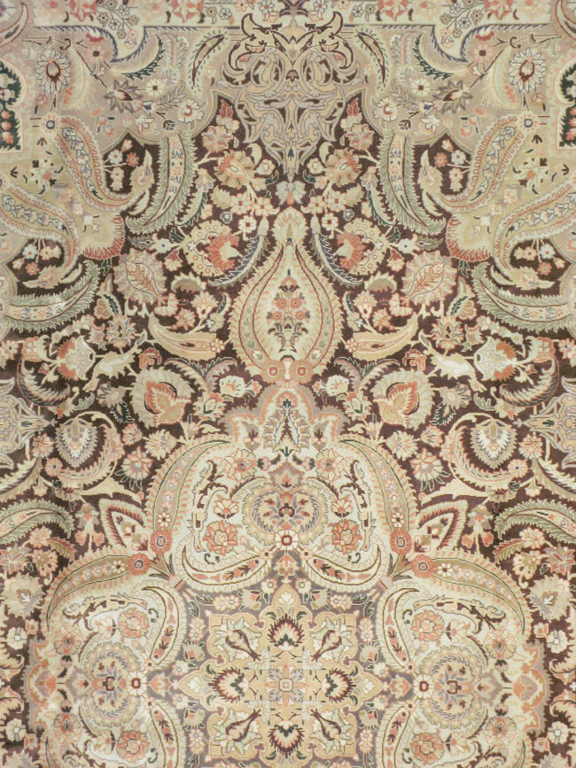 Vintage Persian Tabriz Carpet, No.14066 - Galerie Shabab