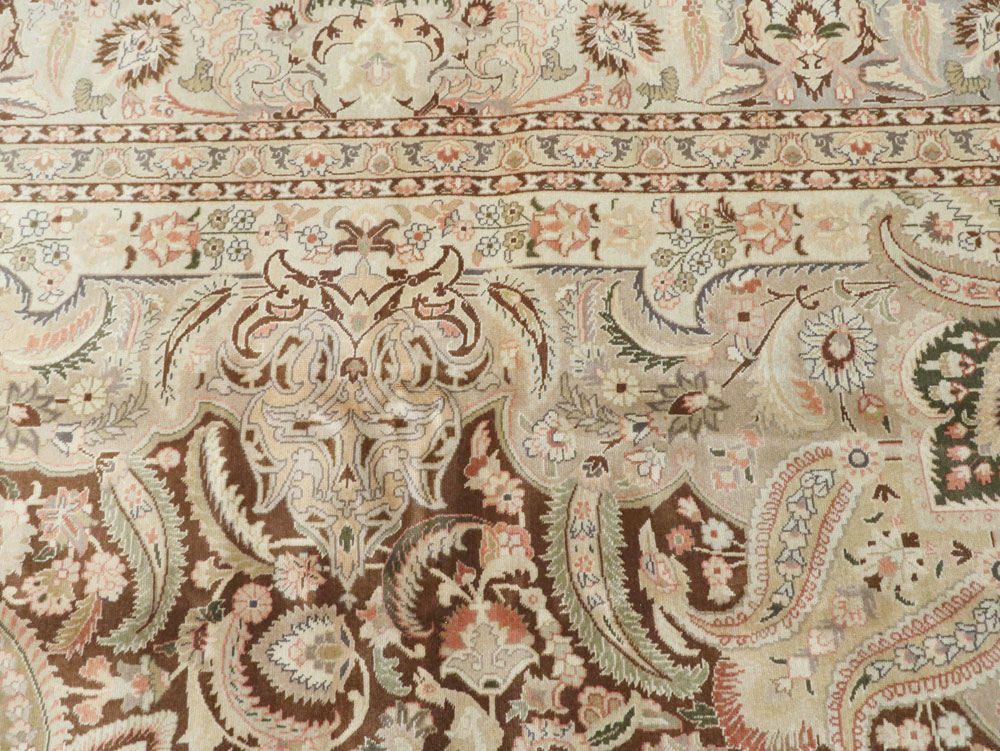 Vintage Persian Tabriz Carpet, No.14066 - Galerie Shabab