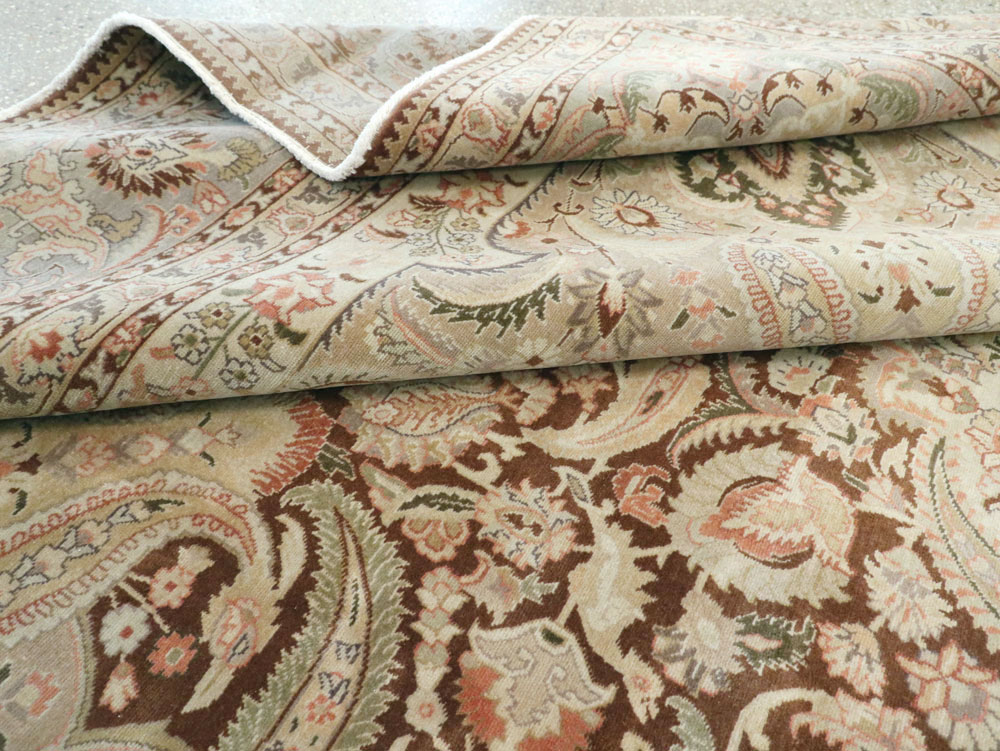 Vintage Persian Tabriz Carpet, No.14066 - Galerie Shabab