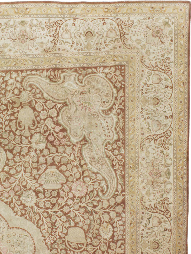 Vintage Persian Tabriz Carpet, No.14068 - Galerie Shabab
