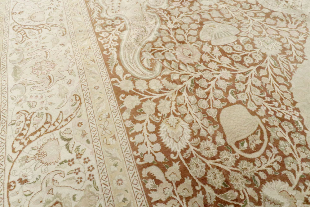 Vintage Persian Tabriz Carpet, No.14068 - Galerie Shabab