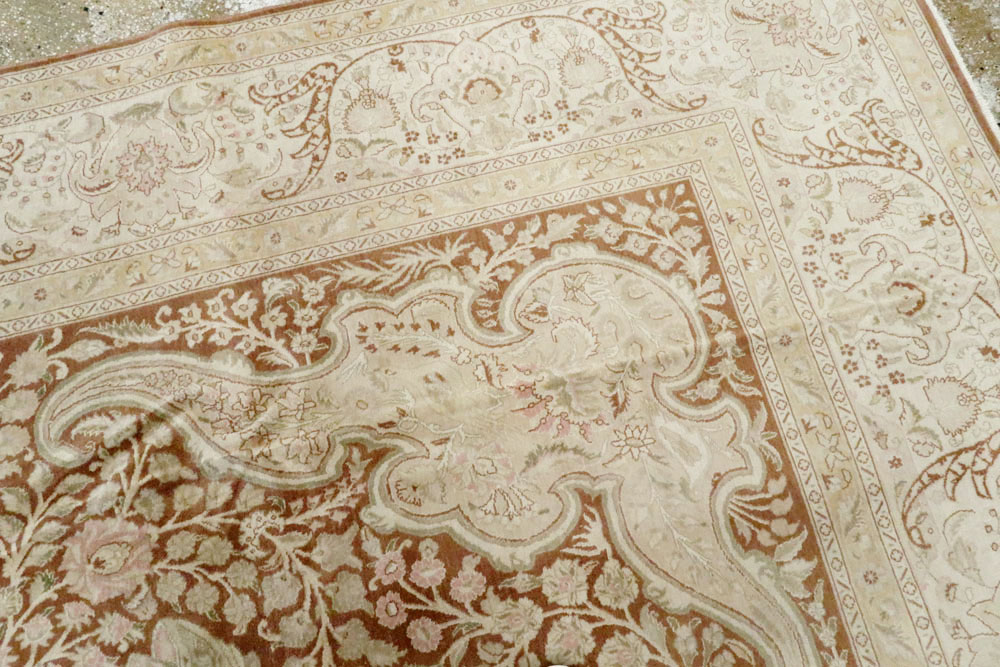 Vintage Persian Tabriz Carpet, No.14068 - Galerie Shabab