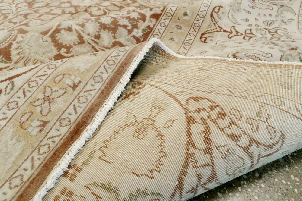 Vintage Persian Tabriz Carpet, No.14068 - Galerie Shabab