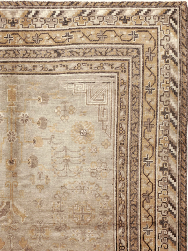 Antique East Turkestan Khotan Carpet, No.14075 - Galerie Shabab