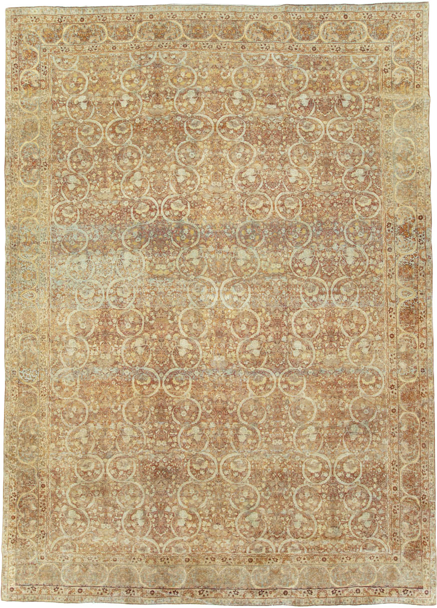 Antique Persian Lavar Kerman Carpet, No.14091 - Galerie Shabab