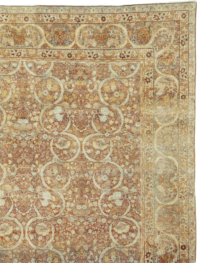 Antique Persian Lavar Kerman Carpet, No.14091 - Galerie Shabab