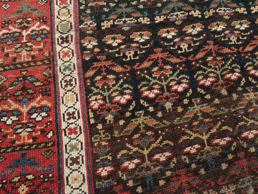 Antique Persian Kurdish Rug, No.14092 - Galerie Shabab