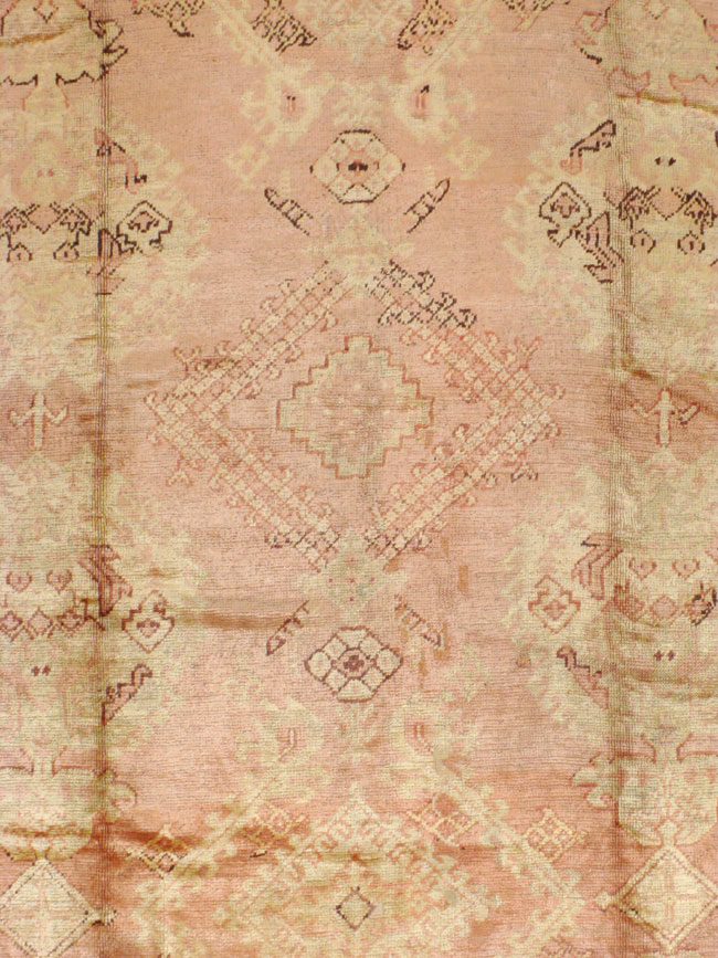 Antique Turkish Oushak Carpet, No.14106 - Galerie Shabab