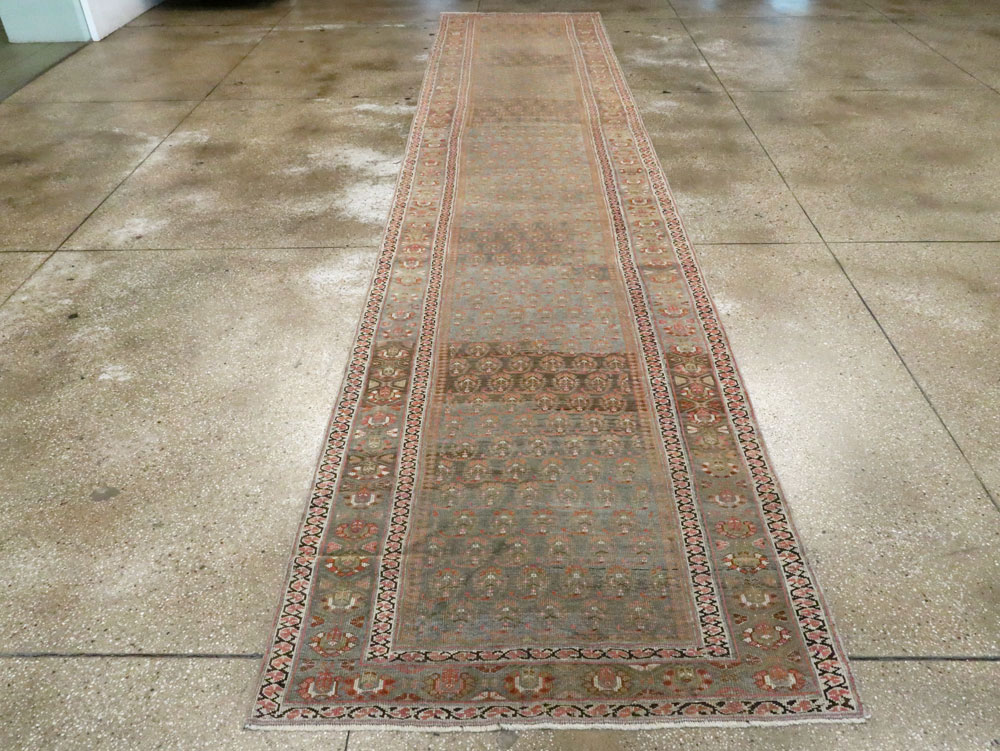 Vintage Persian Malayer Runner, No.14112 - Galerie Shabab