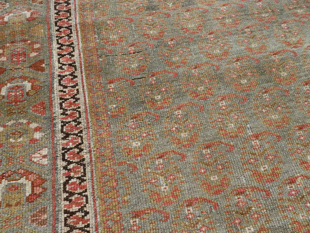 Vintage Persian Malayer Runner, No.14112 - Galerie Shabab