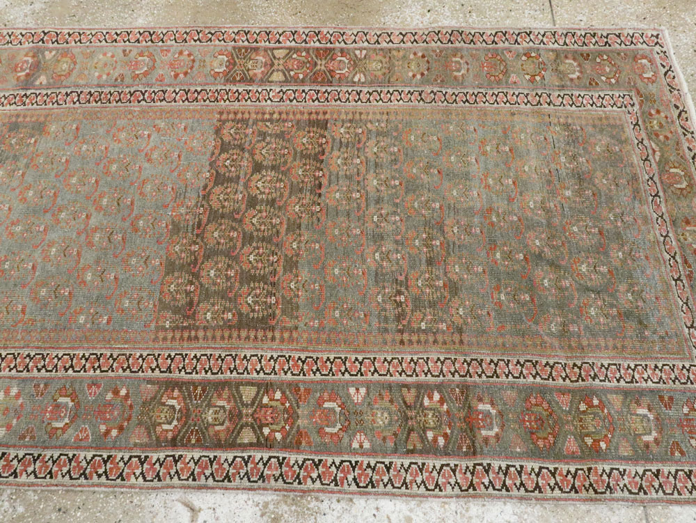 Vintage Persian Malayer Runner, No.14112 - Galerie Shabab