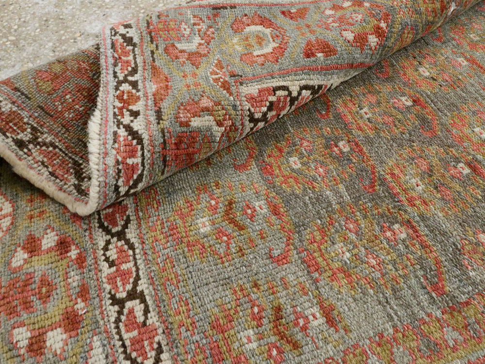 Vintage Persian Malayer Runner, No.14112 - Galerie Shabab