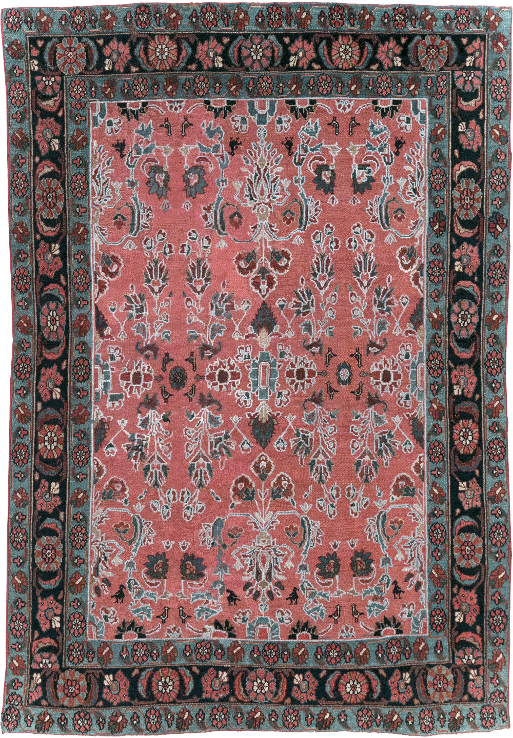 Vintage Persian Malayer Rug, No.14114 - Galerie Shabab