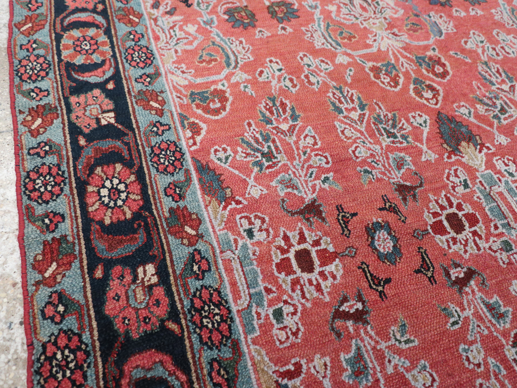 Vintage Persian Bibikabad Accent Rug, No.14114 - Galerie Shabab