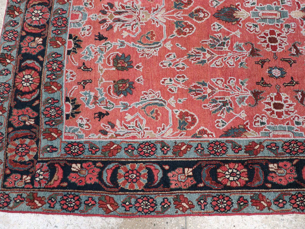 Vintage Persian Bibikabad Accent Rug, No.14114 - Galerie Shabab