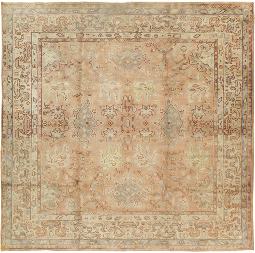 Antique Turkish Oushak Carpet, No.14125 - Galerie Shabab