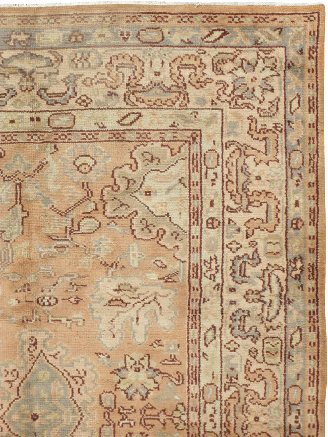 Antique Turkish Oushak Carpet, No.14125 - Galerie Shabab