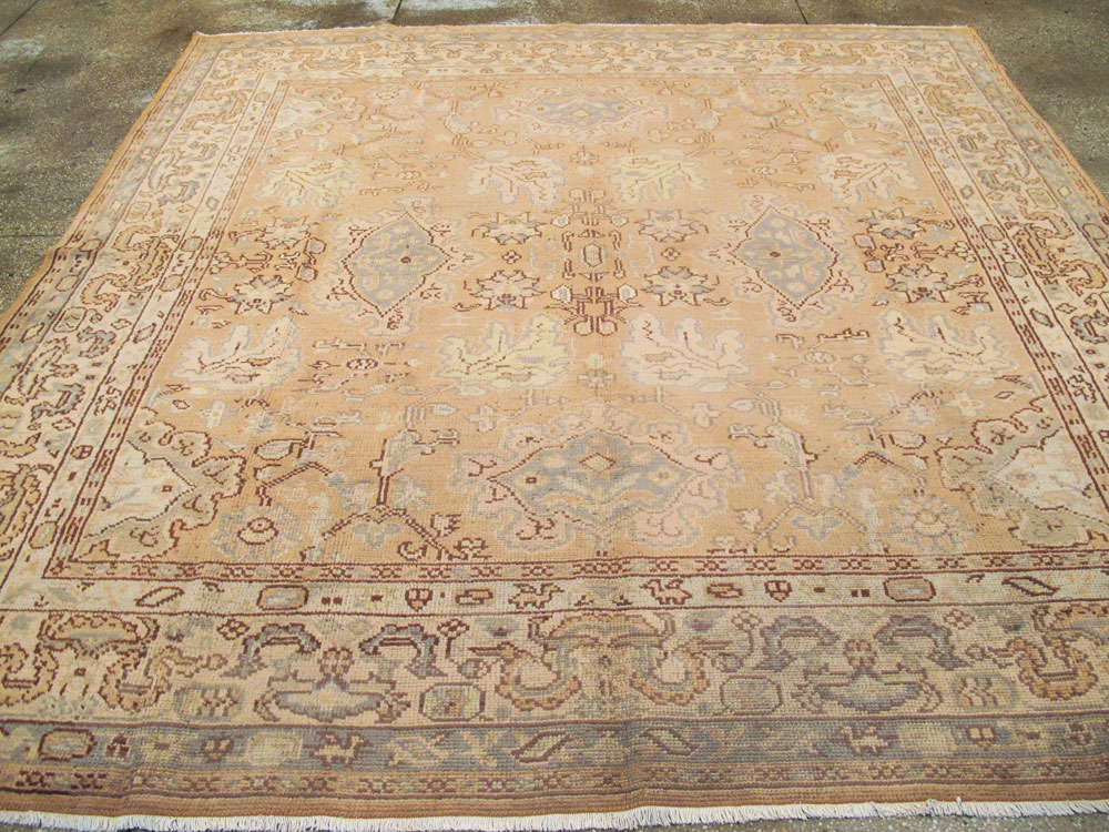 Antique Turkish Oushak Carpet, No.14125 - Galerie Shabab