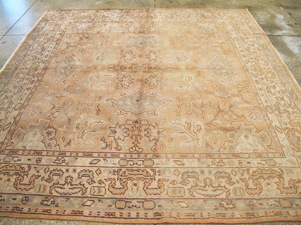 Antique Turkish Oushak Carpet, No.14125 - Galerie Shabab