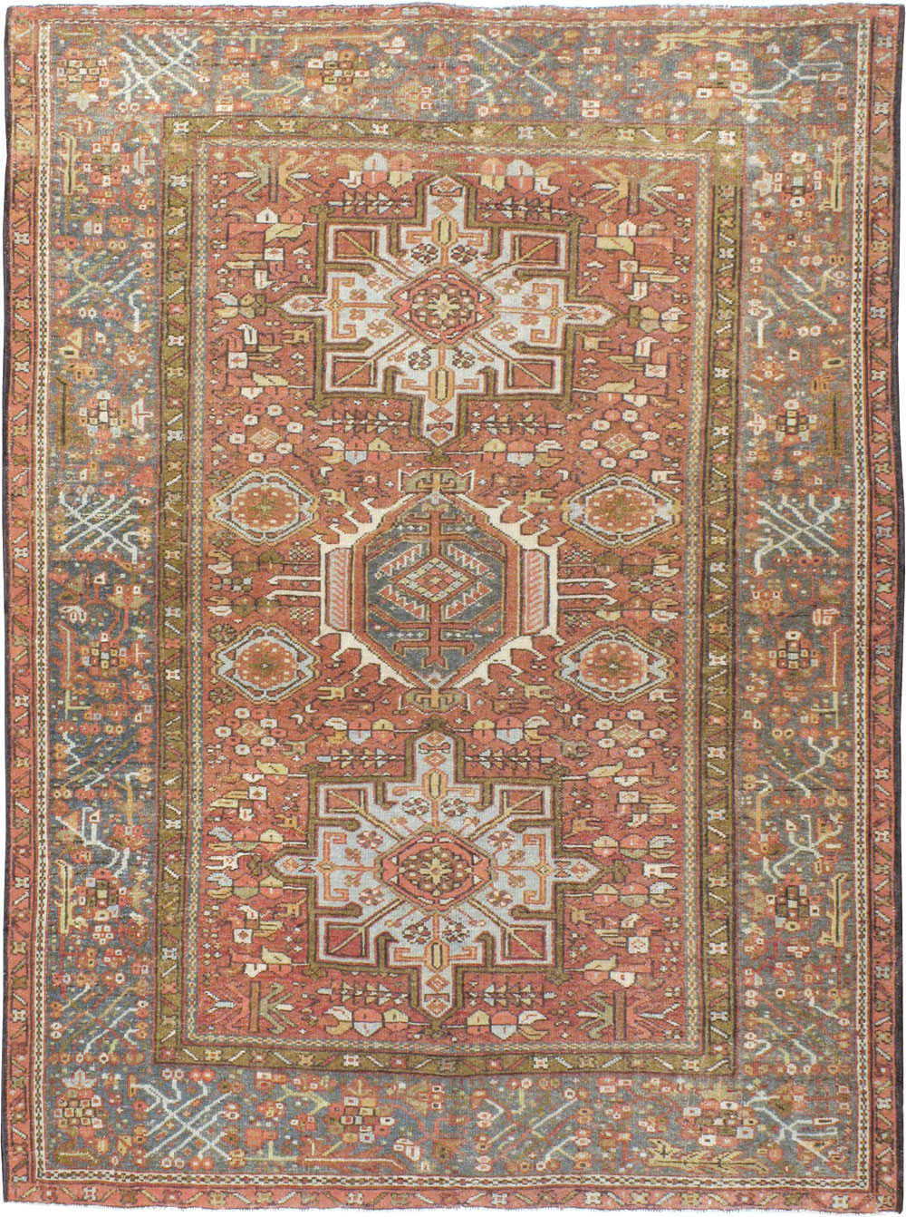 Vintage Persian Karajeh Rug, No.14142 - Galerie Shabab