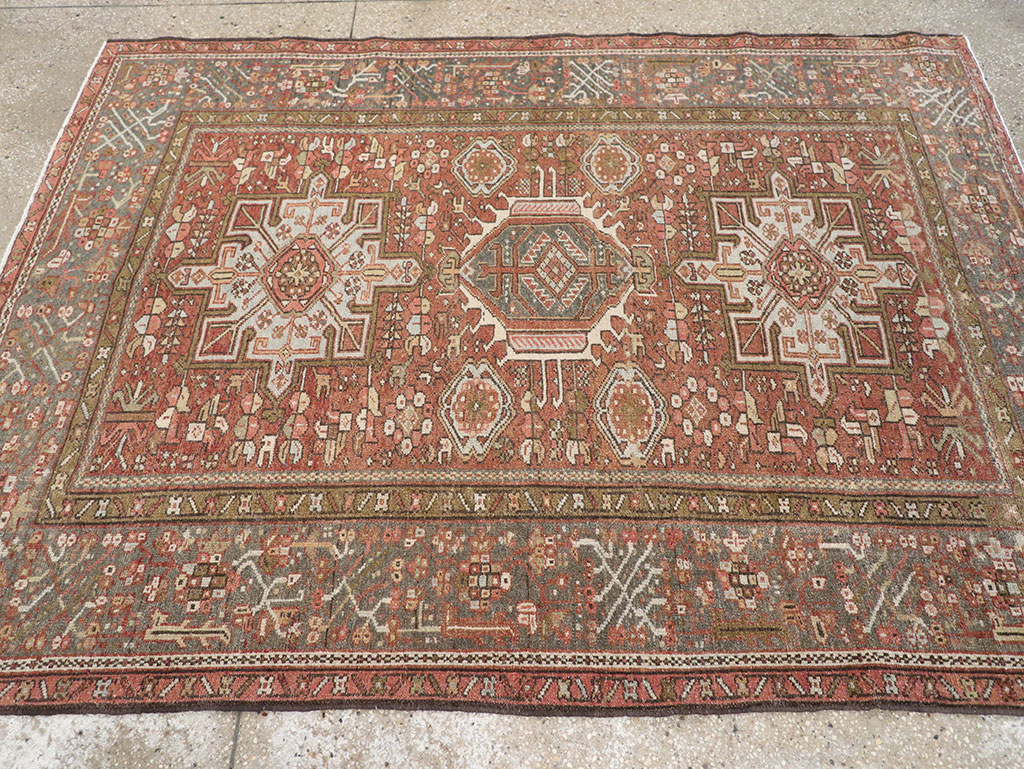 Vintage Persian Karajeh Rug, No.14142 - Galerie Shabab