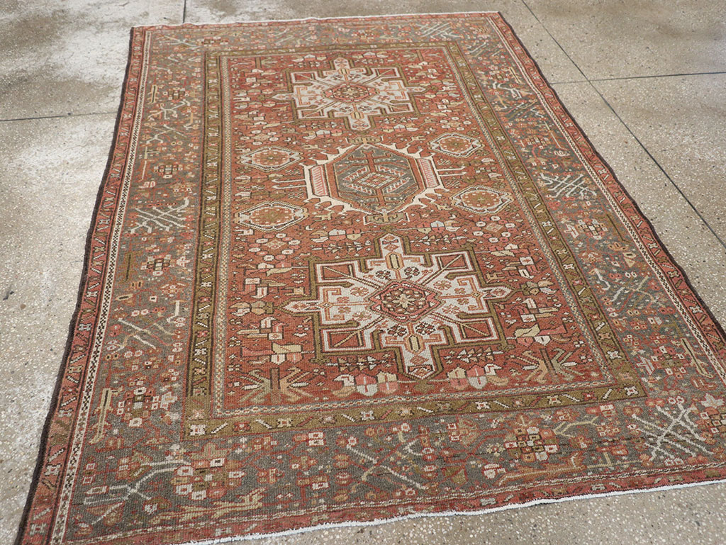 Vintage Persian Karajeh Rug, No.14142 - Galerie Shabab