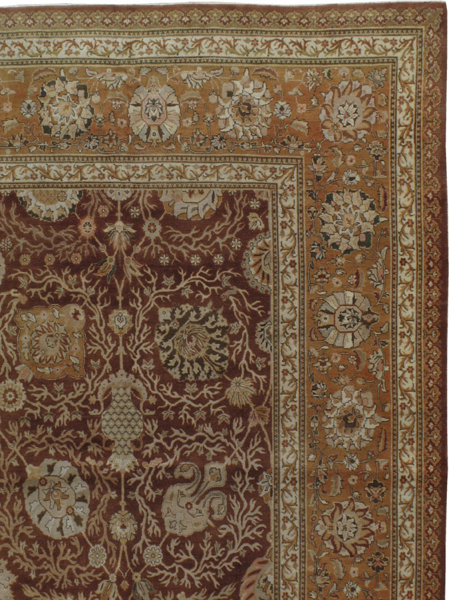 Antique Tabriz Carpet, No.14157 - Galerie Shabab