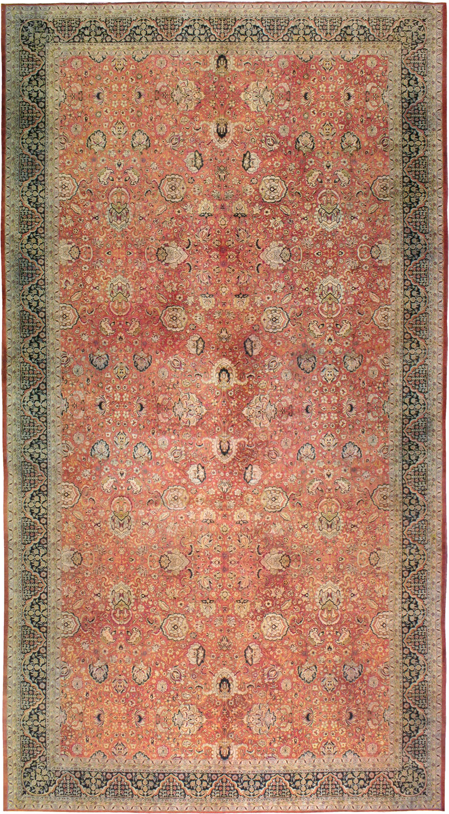 Antique Indian Lahore Carpet, No.14162 - Galerie Shabab