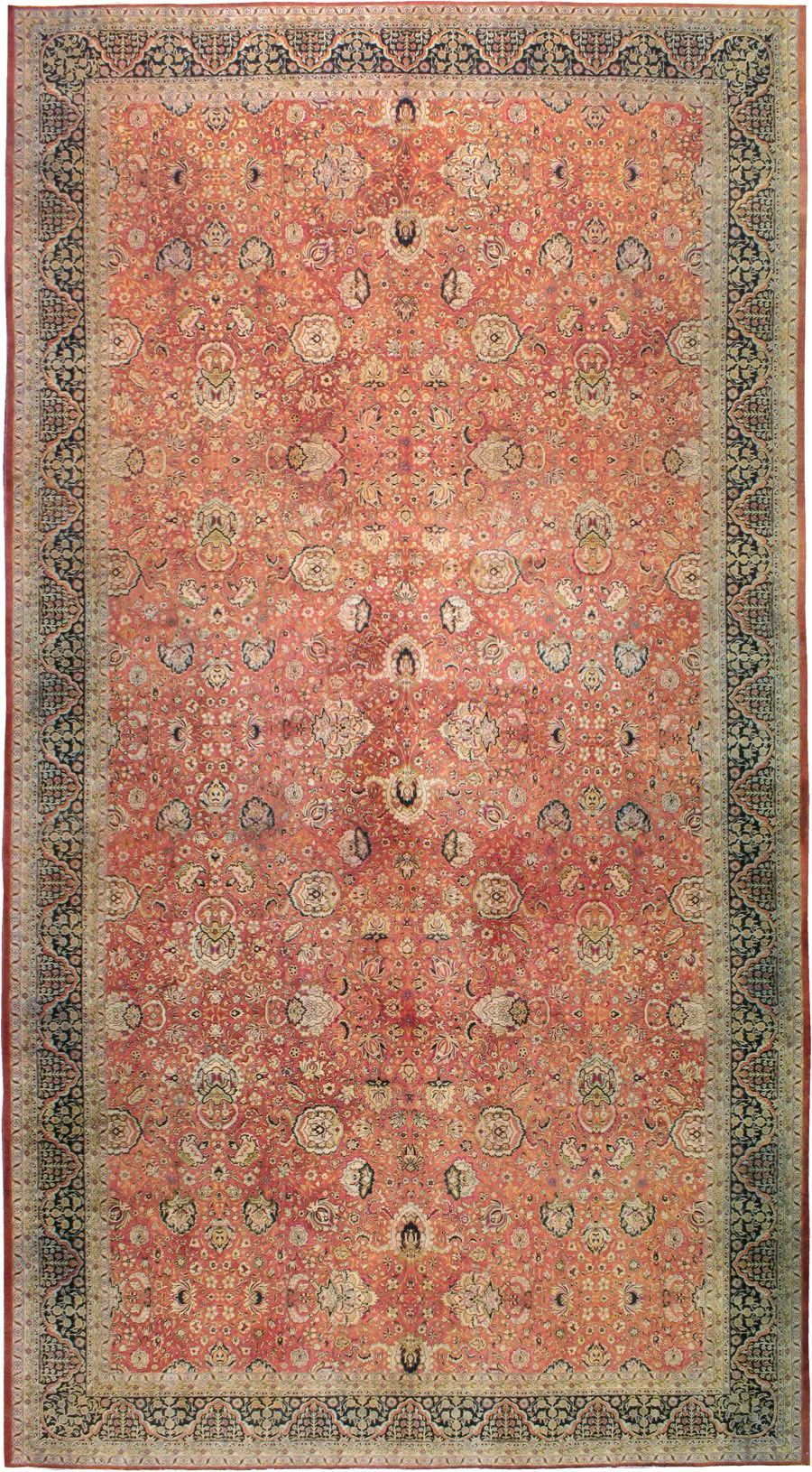 Antique Indian Lahore Carpet, No.14162 - Galerie Shabab