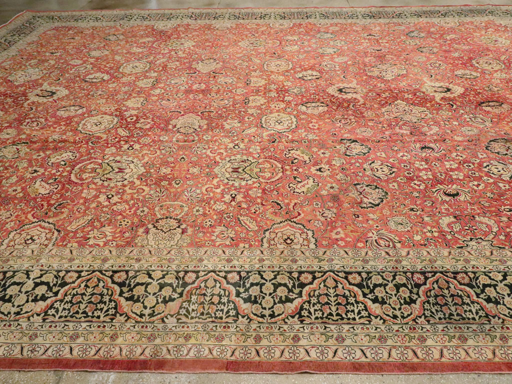 Antique Indian Lahore Carpet, No.14162 - Galerie Shabab