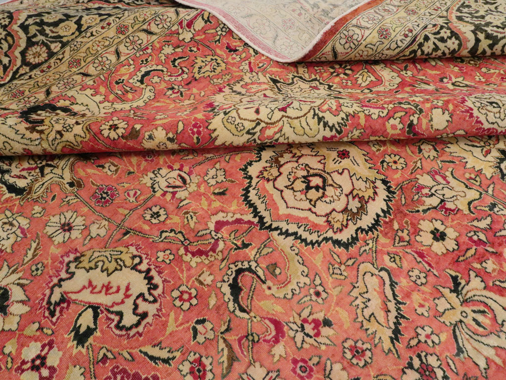 Antique Indian Lahore Carpet, No.14162 - Galerie Shabab