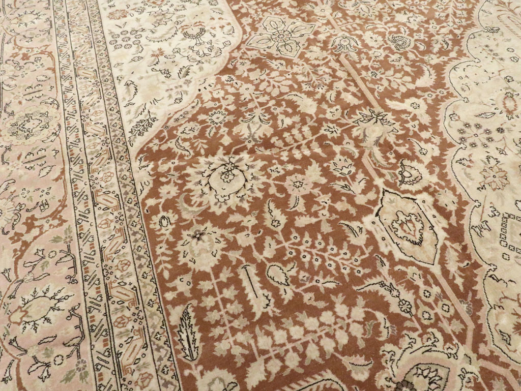 Vintage Persian Tabriz Carpet, No.14173 - Galerie Shabab