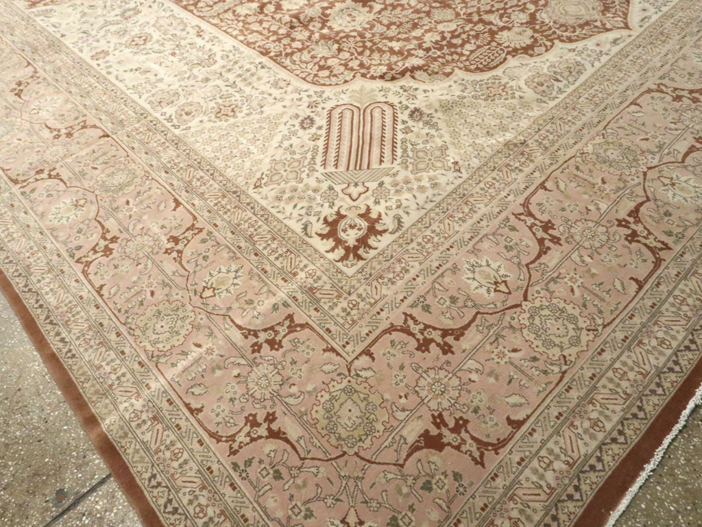 Vintage Persian Tabriz Carpet, No.14173 - Galerie Shabab