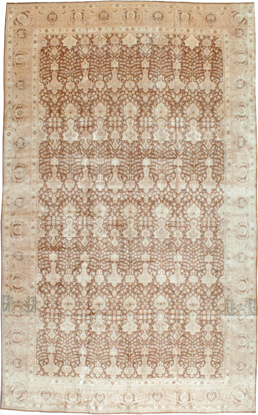 Vintage Persian Tabriz Carpet, No.14177 - Galerie Shabab