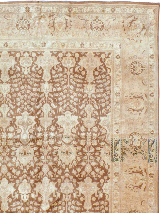 Vintage Persian Tabriz Carpet, No.14177 - Galerie Shabab