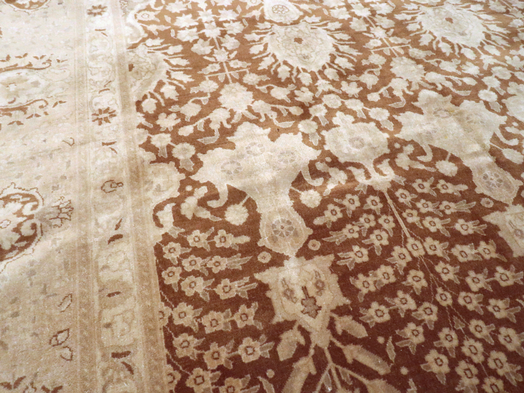 Vintage Persian Tabriz Carpet, No.14177 - Galerie Shabab