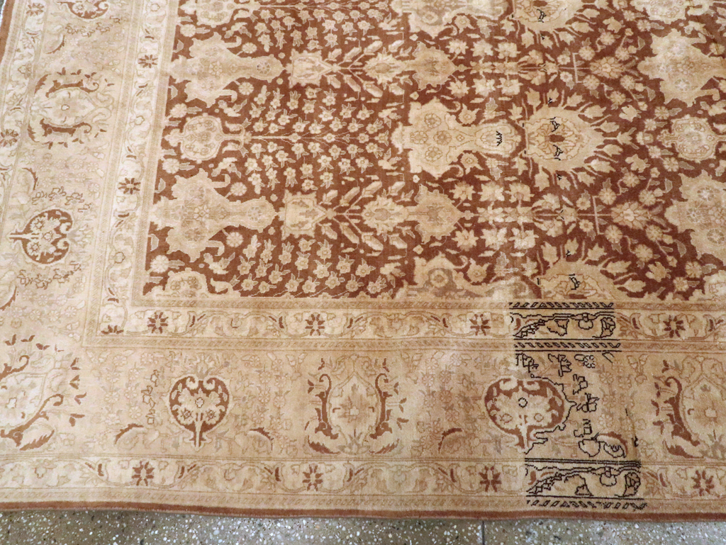 Vintage Persian Tabriz Carpet, No.14177 - Galerie Shabab