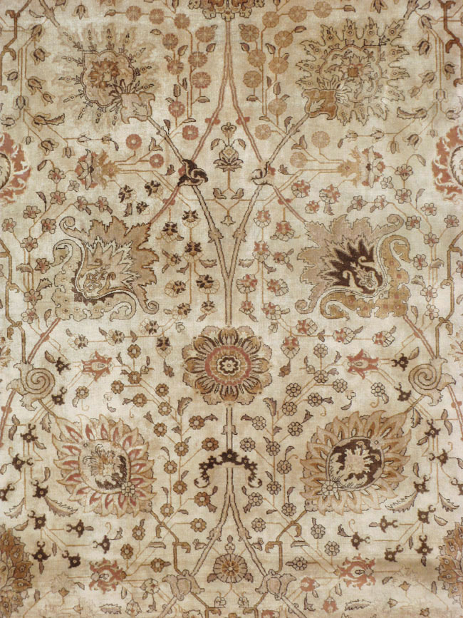 Vintage Persian Tabriz Carpet, No.14183 - Galerie Shabab