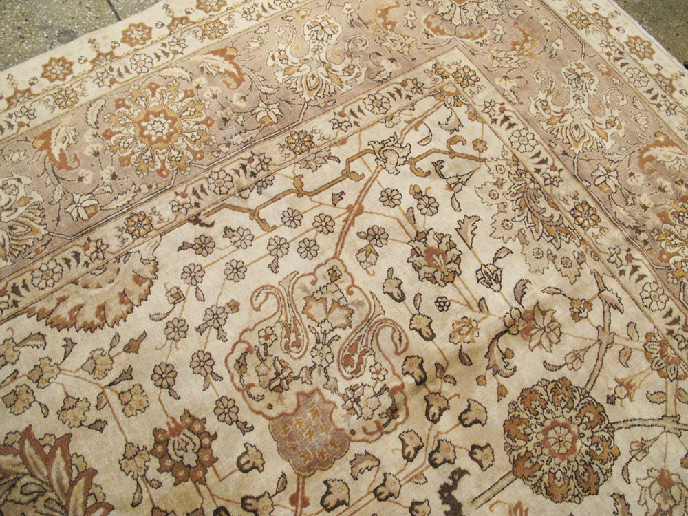 Vintage Persian Tabriz Carpet, No.14183 - Galerie Shabab