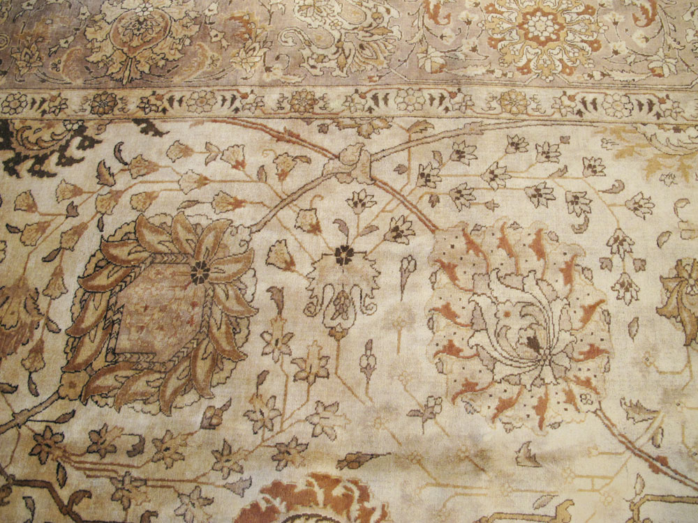Vintage Persian Tabriz Carpet, No.14183 - Galerie Shabab