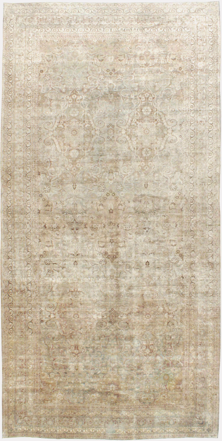 Antique Persian Lavar Kerman Carpet, No.14200 - Galerie Shabab
