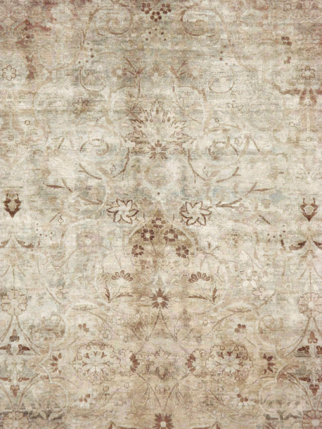 Antique Persian Lavar Kerman Carpet, No.14200 - Galerie Shabab
