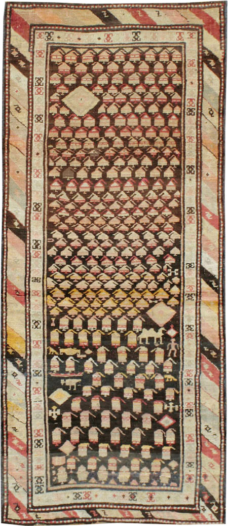 Antique Persian Kurd Rug, No.14205 - Galerie Shabab