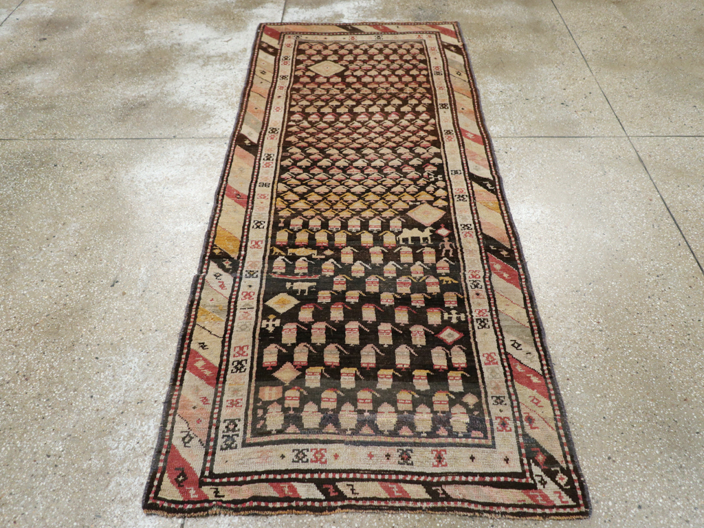 Antique Persian Kurd Rug, No.14205 - Galerie Shabab
