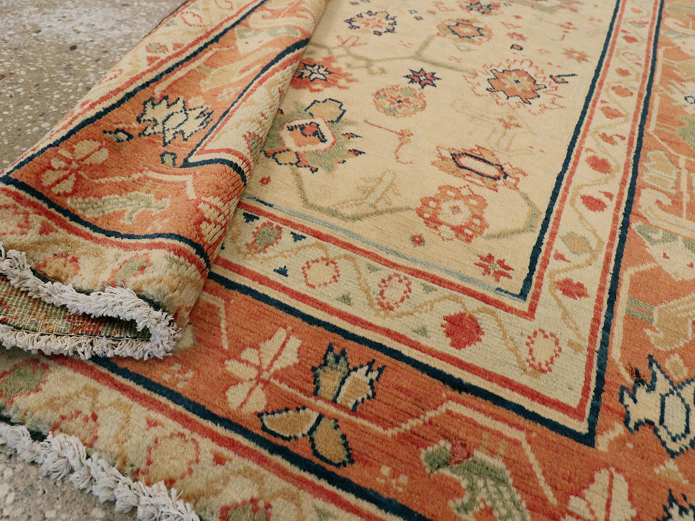 Antique Indian Lahore Rug, No.14241 - Galerie Shabab