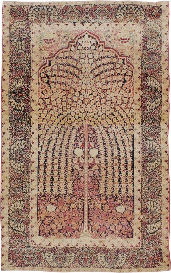 Antique Persian Lavar Kerman Rug, No.14258 - Galerie Shabab