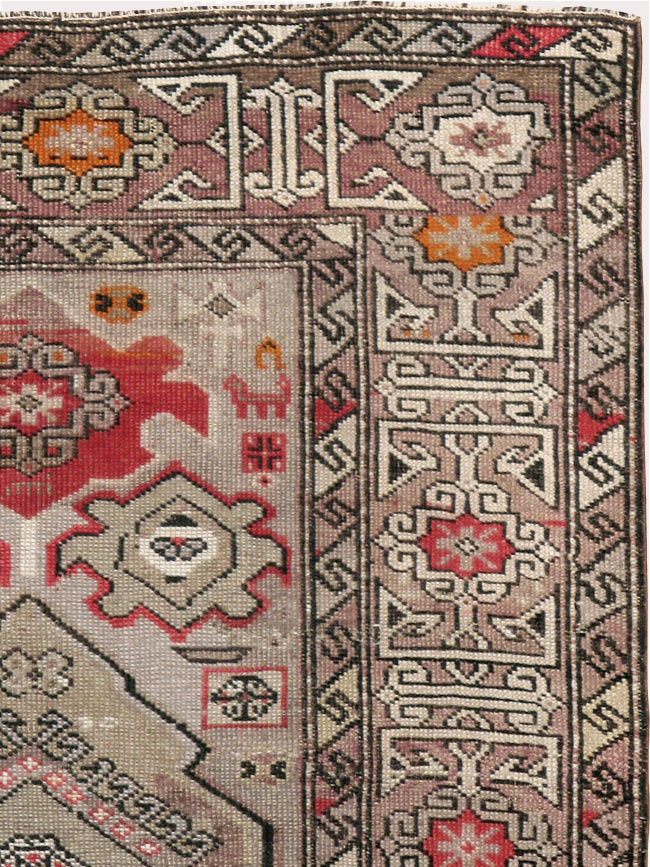 Antique  Caucasian Kazak Rug, No.14297 - Galerie Shabab